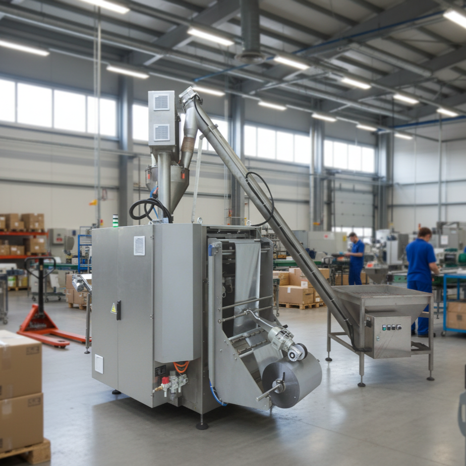 Doplňovací šnekový dopravník CAB-S s vibrační násypkou