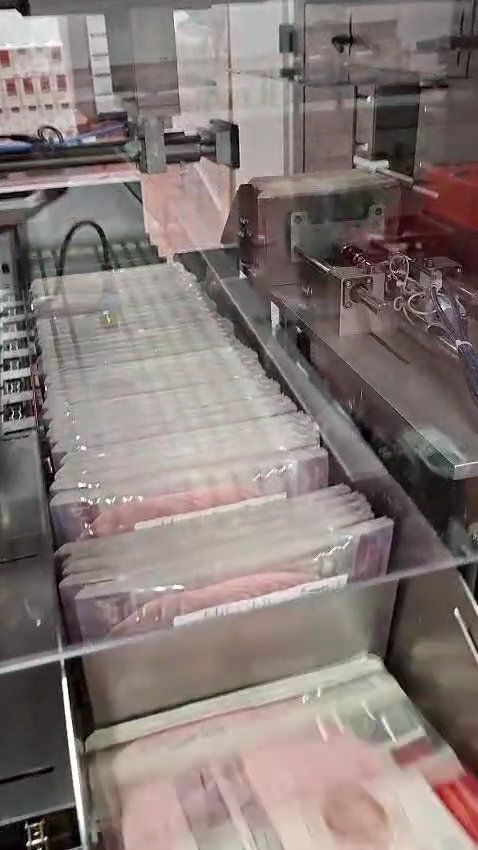 BOX GROUP POLO - index conveyor for product grouping Semiautomatic cartoning machine BOX GROUP POLO