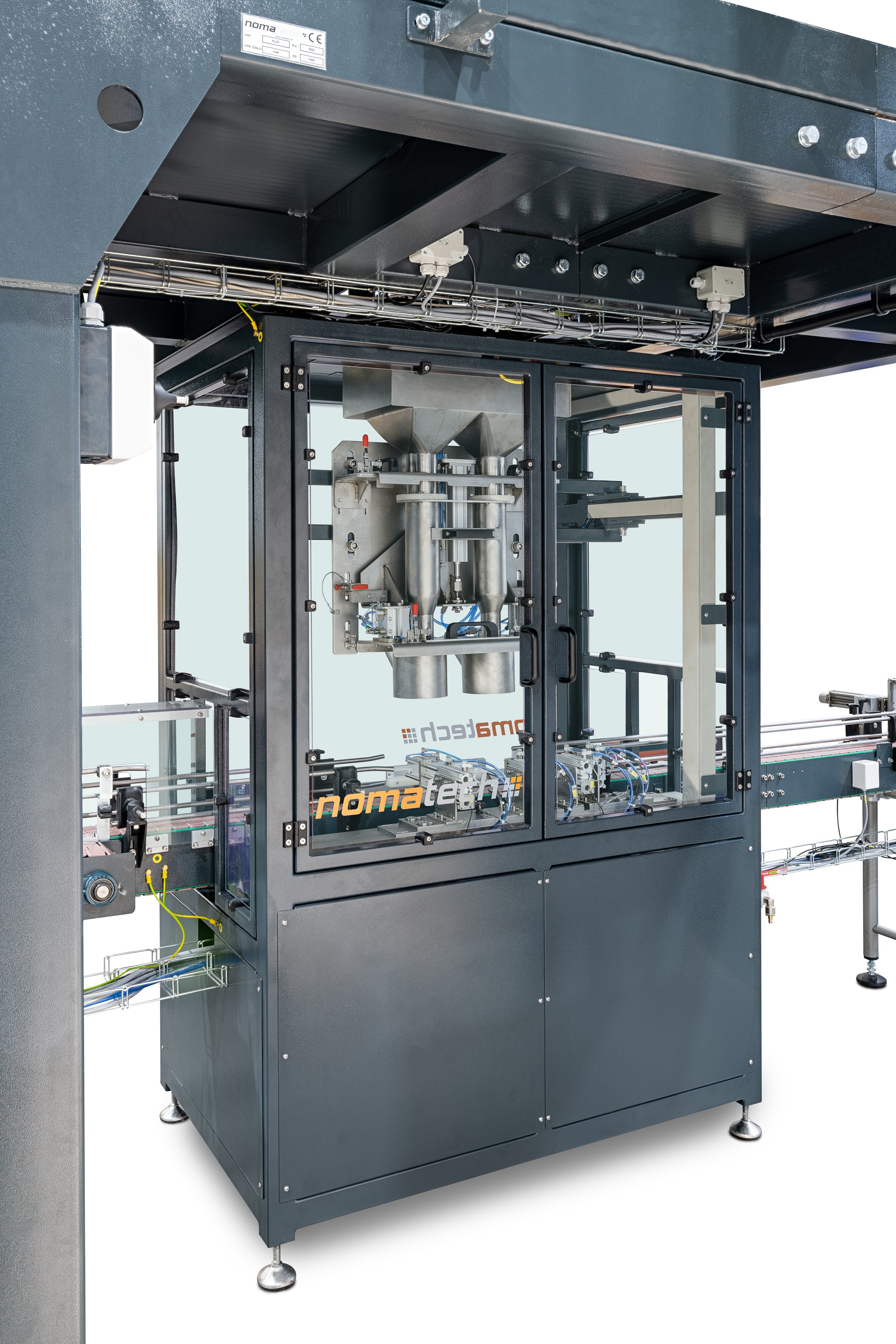 Filing line LUNA-T for dosing loose product into tubes